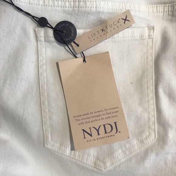 NYDJ Skinny Ankle Jeans Optic White - Picture 6 of 11